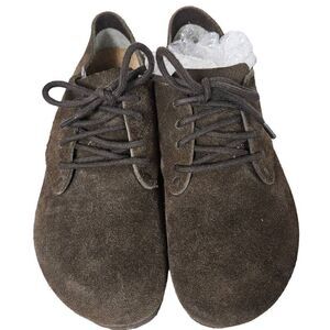 Birkenstock suede leather Oxford shoes